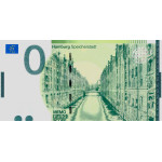 0 Euro biljet Hamburg Speicherstadt
